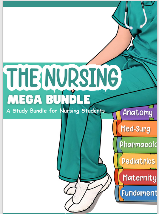 The Complete Nursing School Mega Bundle Study Guide Visual