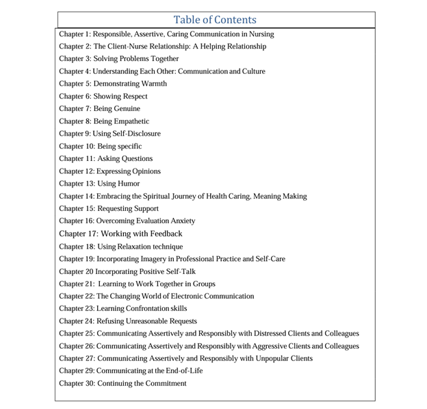 Test Bank For Communication in Nursing 10th Edition by Julia Balzer Riley