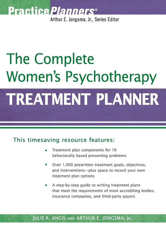 The Complete Women's Psychotherapy Treatment Planner 1st Edition by Julie R. Ancis  eBook PDF e-Book