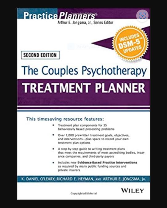 The Couples Psychotherapy Treatment Planner, with DSM-5 Updates, 2nd Edition