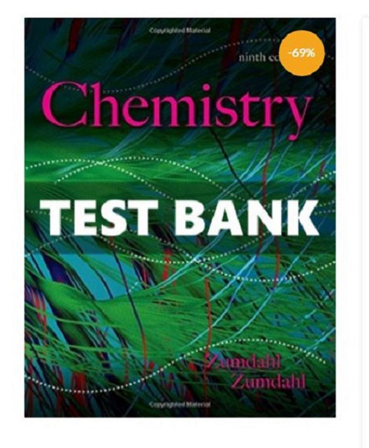 TEST BANK Chemistry 9th Edition By Zumdahl